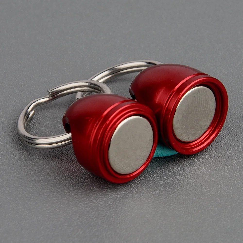 1PC 3.6Kg Magnet Pull-force Magnetic Powerful Keychain Detachable Key Chain with Rope and Buckle Which has 5Colors to Choose for |