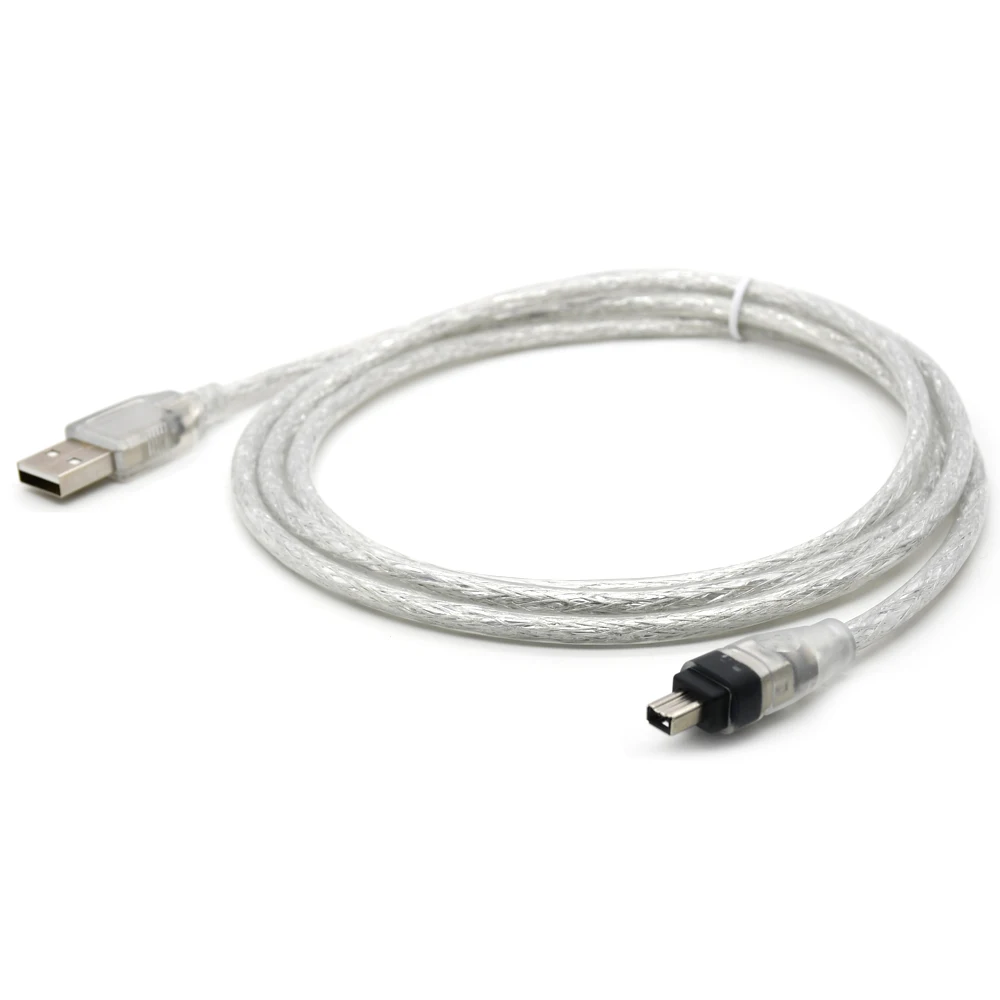 

USB Male to Firewire IEEE 1394 4 Pin Male iLink Adapter Cord Cable 3ft 100cm for SONY DCR-TRV75E DV