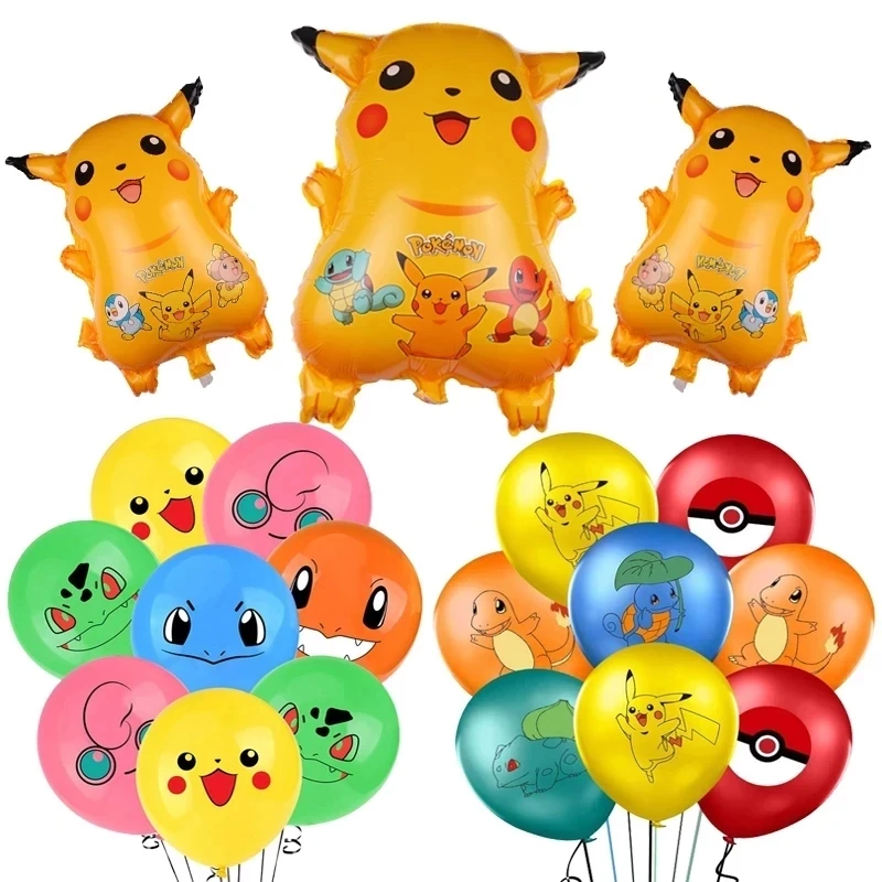 Animetoy 5/10 шт воздушные шары Pokemon Рисунок Charmander Cleffa Пикачу Бульбазавр Сквиртл Pocket