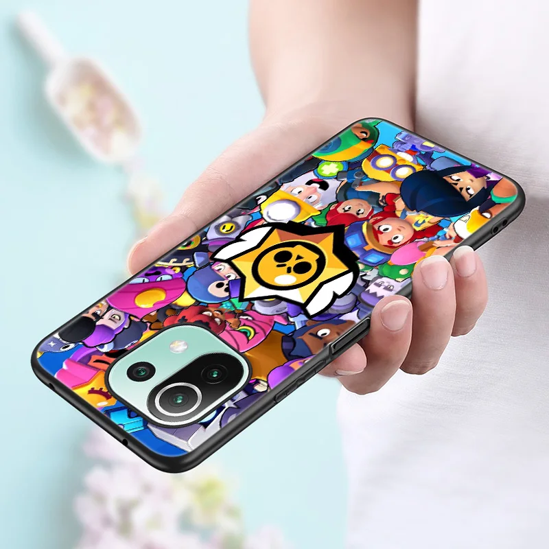 stars game clow phone case for xiaomi mi poco x3 nfc f3 gt m3 11i 11 ultra 10t pro a2 11 lite redmi k40 k20 7a black soft cover free global shipping