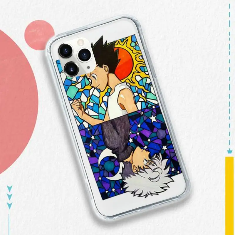 

Hunter X japanese anime Phone Case Transparent soft For iphone 5 5s 5c se 6 6s 7 8 11 12 plus mini x xs xr pro max