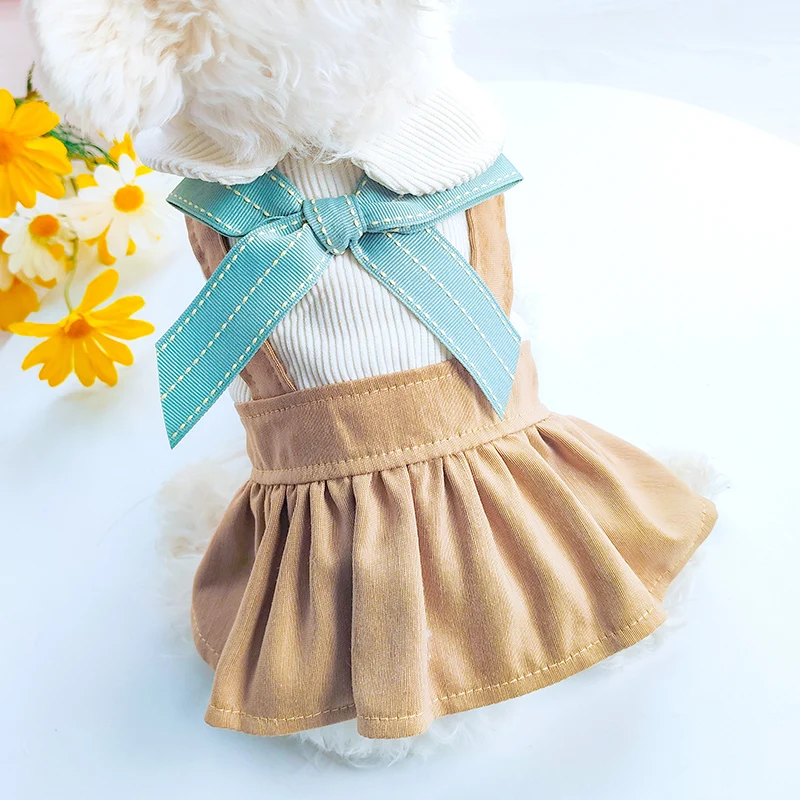 

PETCIRCLE Dog Clothes New Lipstick Woolen Warm Dress Fit Small Dog Puppy Pet Cat Autumn&Winter Pet Cute Costume Clothes Dog Coat