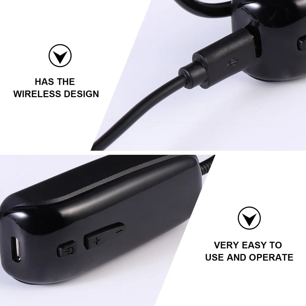 

1 Set Head-mounted Microphone Wireless Loudspeaker Microphone Portable Amplifier