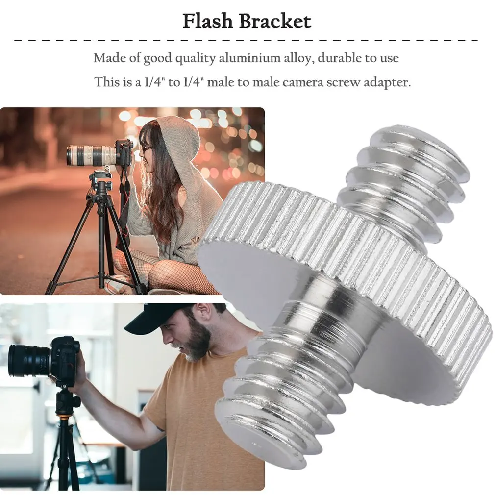 1/4&quot Male to Camera Screw Adapter For DSLR Tripod Mount Holder Monopod/Ball Head/Quick Release Plate/Flash Light Stand | Электроника