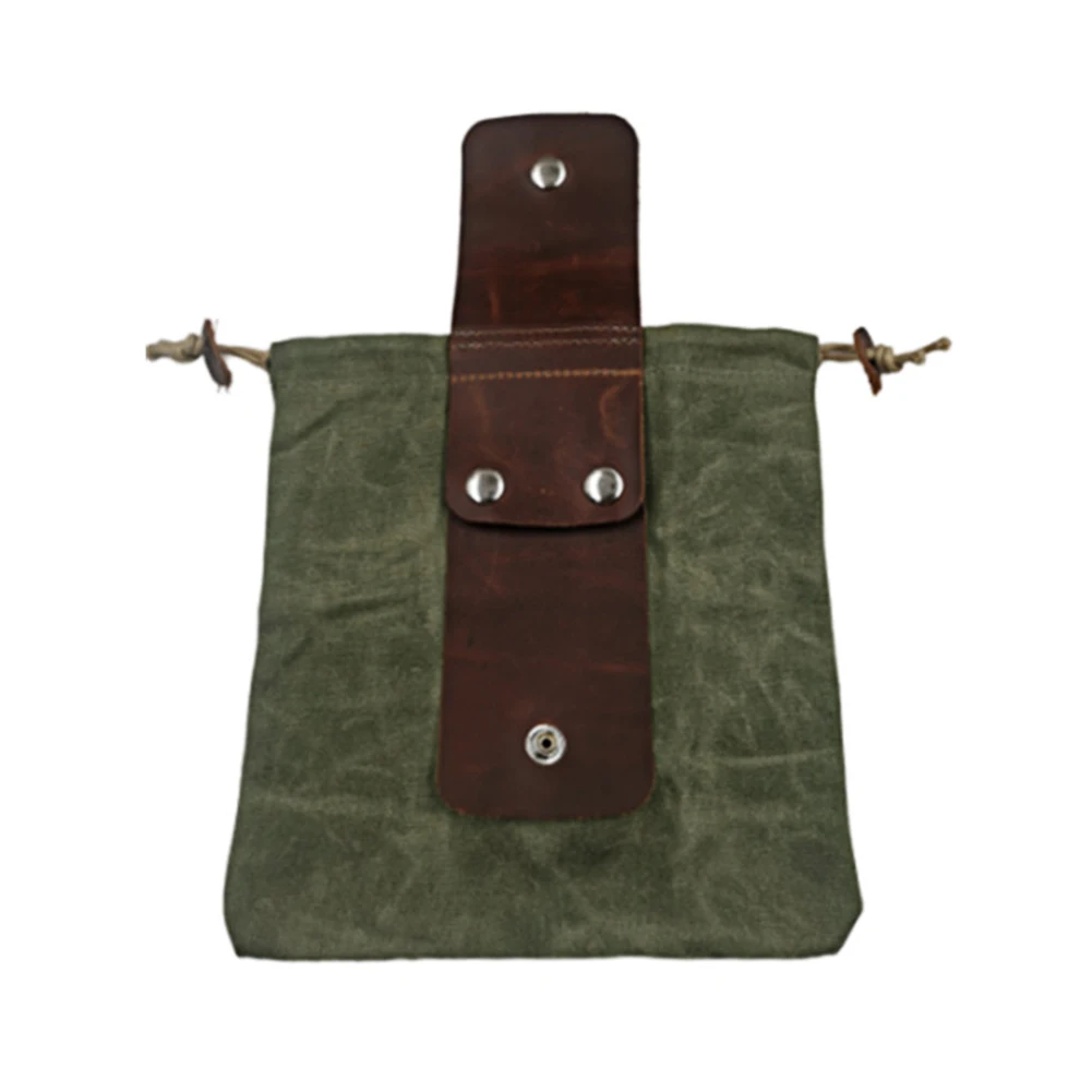

Outdoor Camping Canvas Fruit Picker Bag Wear Resistant Hanging Waist Storage Pouch Buckle Garden Tools Accessories Farmhouse