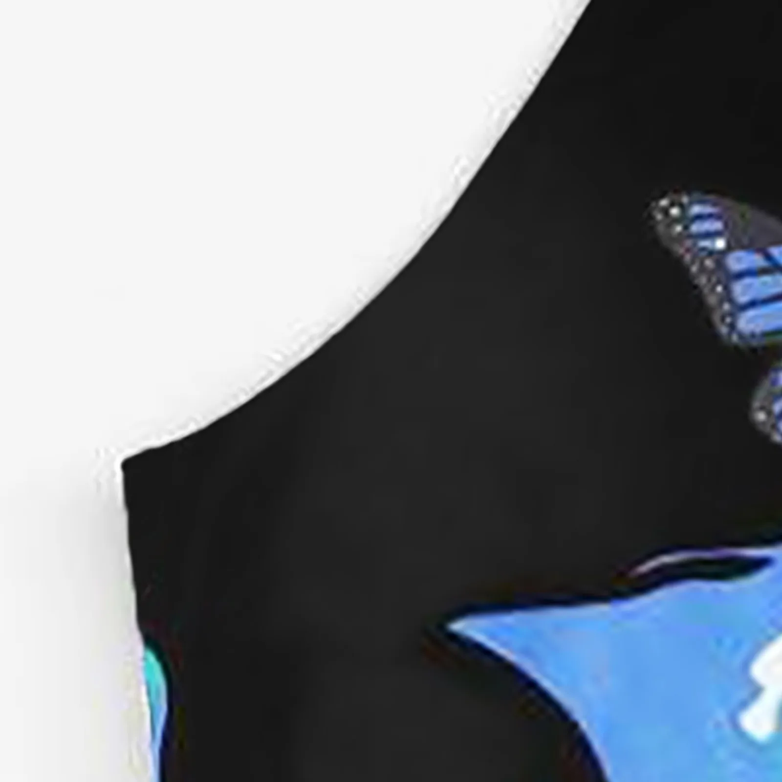 

Women Tops Butterfly Print Sleeveless Strapped Pullover Vest Tank Crop Shirts 2021 New Fashion Ladies Summer M*