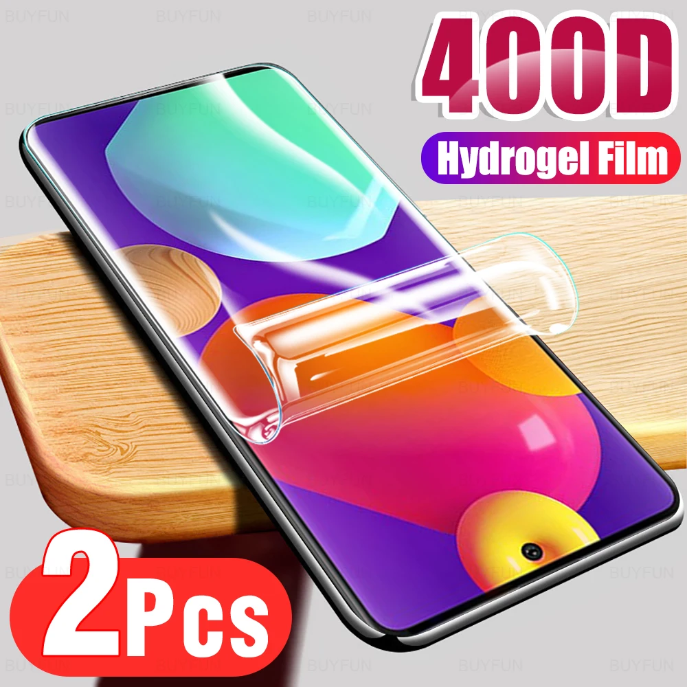 

2 шт., Гидрогелевая Защитная пленка для Samsung Galaxy M62 F62 A82
