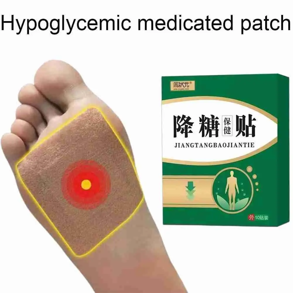 

10pcs/box Diabetic Patches Natural Herbal Cure Diabetes Hypoglycemic Blood Glucose Blood Sugar Balance Medical Diabetes Plaste