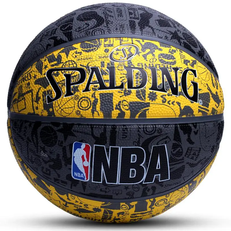 Подлинный Spalding Баскетбол 7th Junior Крытый Открытый Nba износостойкое соревнование баскетбольное оборудование Корзина мяч