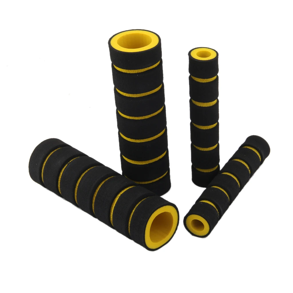 4 шт. противоскользящая губчатая панель для рукоятки велосипеда мотоцикла