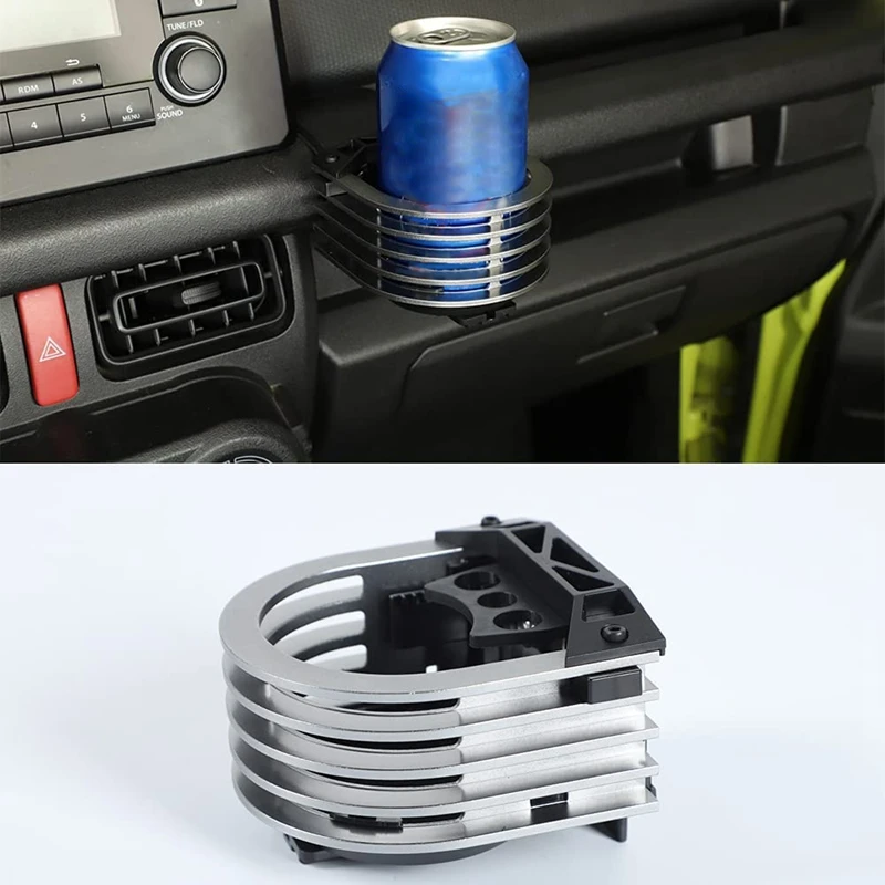 

Автомобильный держатель стакана для воды из алюминиевого сплава, держатель для чашки для напитков, кронштейн для Suzuki Jimny JB64 Sierra JB74W 2019 2020 2021