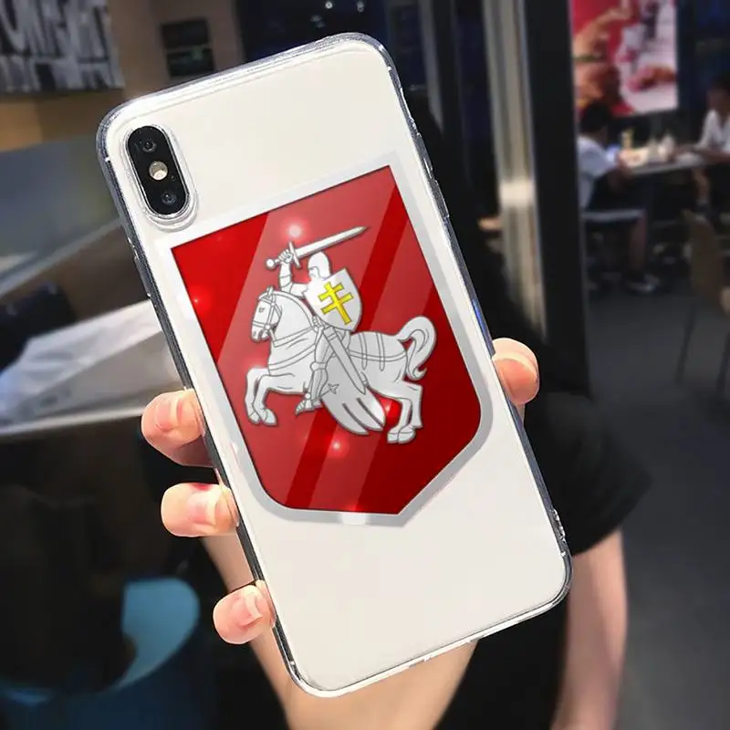 

Republic Belarus National flag Phone Case Transparent soft For iphone 5 5s 5c se 6 6s 7 8 11 12 plus mini x xs xr pro max