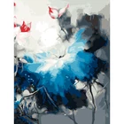 Цветок лотоса, масляная живопись по номерам для Audlts, дети, ручная роспись, традиционная китайская живопись, украшение для дома, гостиной