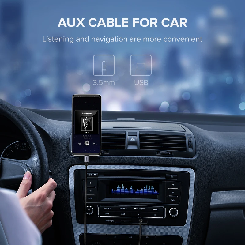 Ugreen USB C на 3 5 мм AUX Наушники Тип Jack адаптер аудио кабель для Huawei Mate 20 P30 Oneplus 7 pro Xiaomi Mi