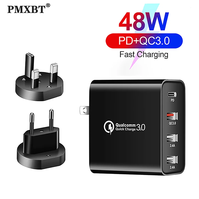 Машинка для стрижки 48 Вт Быстрое Зарядное устройство Кабель с разъемом типа C USB PD