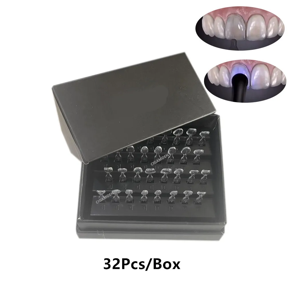 

1Set Dental Veneer Mould Box Composite Resin Light Cure Anterior Front Teeth Fast Quick Tooth Bleach Dental Teeth Whitening Tool