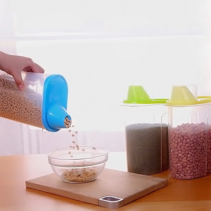 Полипропиленовый ящик для хранения продуктов пластиковый прозрачный контейнер