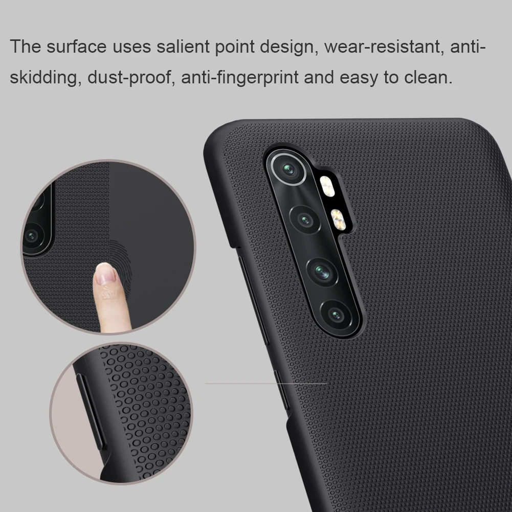Матовый чехол NILLKIN для Xiaomi Mi Note 10 Lite 6 47 дюйма жесткая задняя крышка из