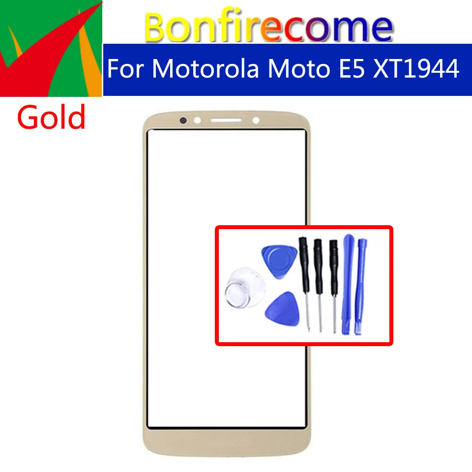 Для Motorola Moto E5 XT1944 сенсорный экран передняя панель стеклянный объектив ЖК внешнее