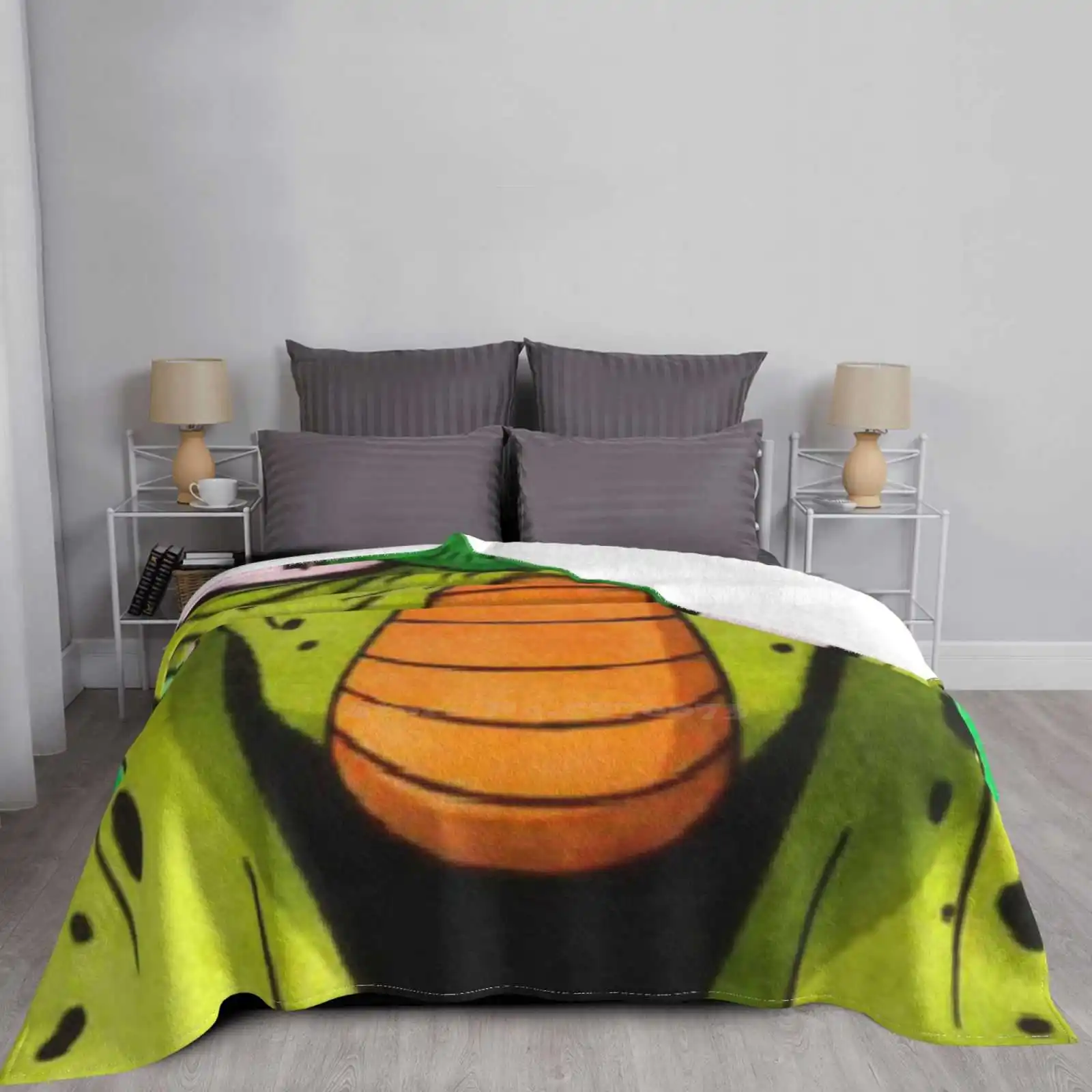 Маска Z Cell Goku Saiyan мягкое теплое легкое одеяло аниме|Одеяла| |