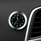 Автомобильные часы, светящиеся миниатюрные автомобильные цифровые часы, механика, кварцевые часы, Автомобильные украшения, автомобильные аксессуары, подарки