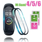 3D полная изогнутая Защита экрана для Xiaomi Mi Band 5 защитное стекло Miband 4 6 на Xiomi Xaomi MiBand Band6 Band5 Band4 пленка