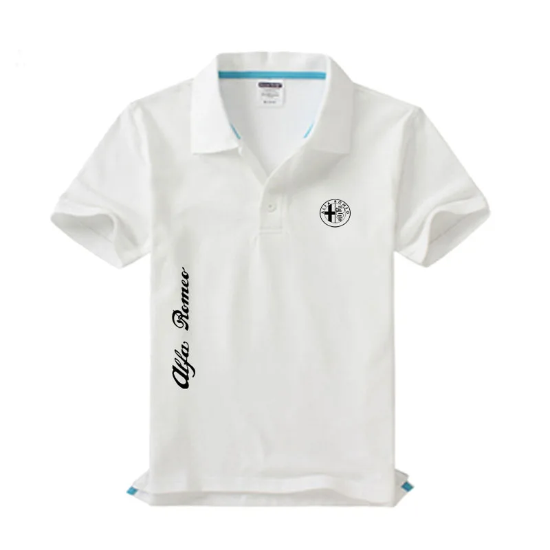 Высокое качество Alfa Romeo Логотип рубашка поло брендовая одежда мужские модные
