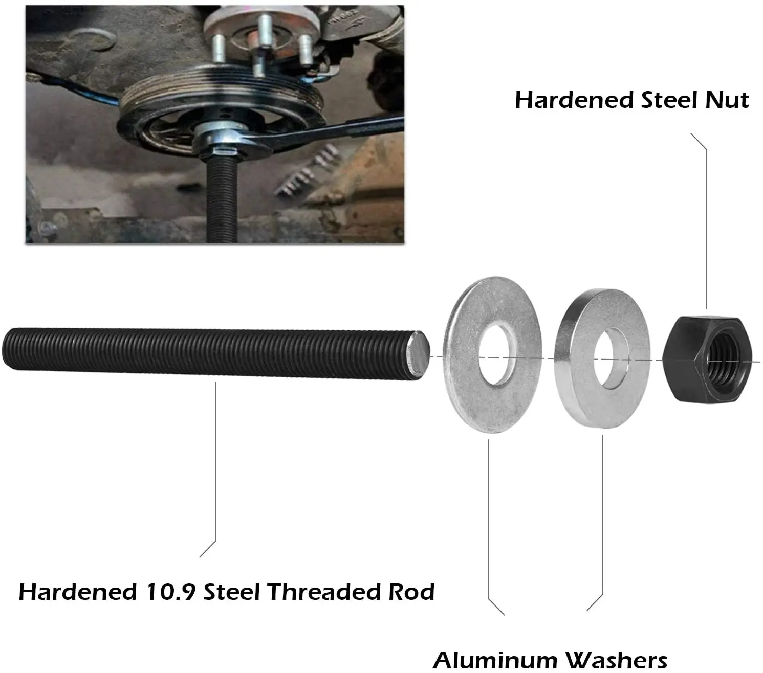 Коленчатый вал двигателя Гармонический балансир инструмент для установки
