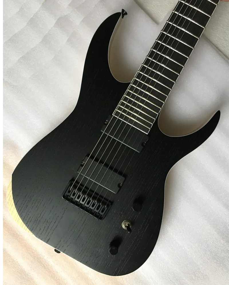 Электрогитара с острым углом 8 струн головным убором корпус из массива Пеппы