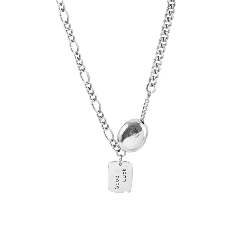

HipHop Punk 925 Sterling Silver Geometric Charm Pendant Necklace For Women Party Jewelry Choker Collar dz019