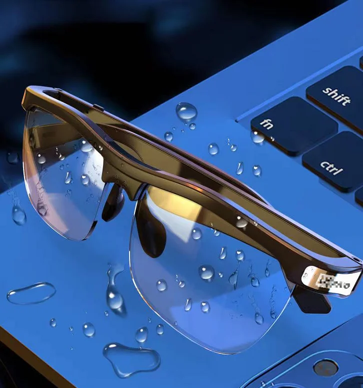 저렴한 지능형 블루투스 5.0 안경, 스마트 안경, TWS 무선 방수 이어폰, 안티 블루 편광 렌즈, E-스포츠 선글라스
