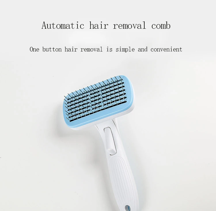 

Pet Comb Automatic Hair Removal Comb, Dog Cat Massage Comb Beauty Pet Supplies Dog Comb Toothbrush Cleaning Supplies