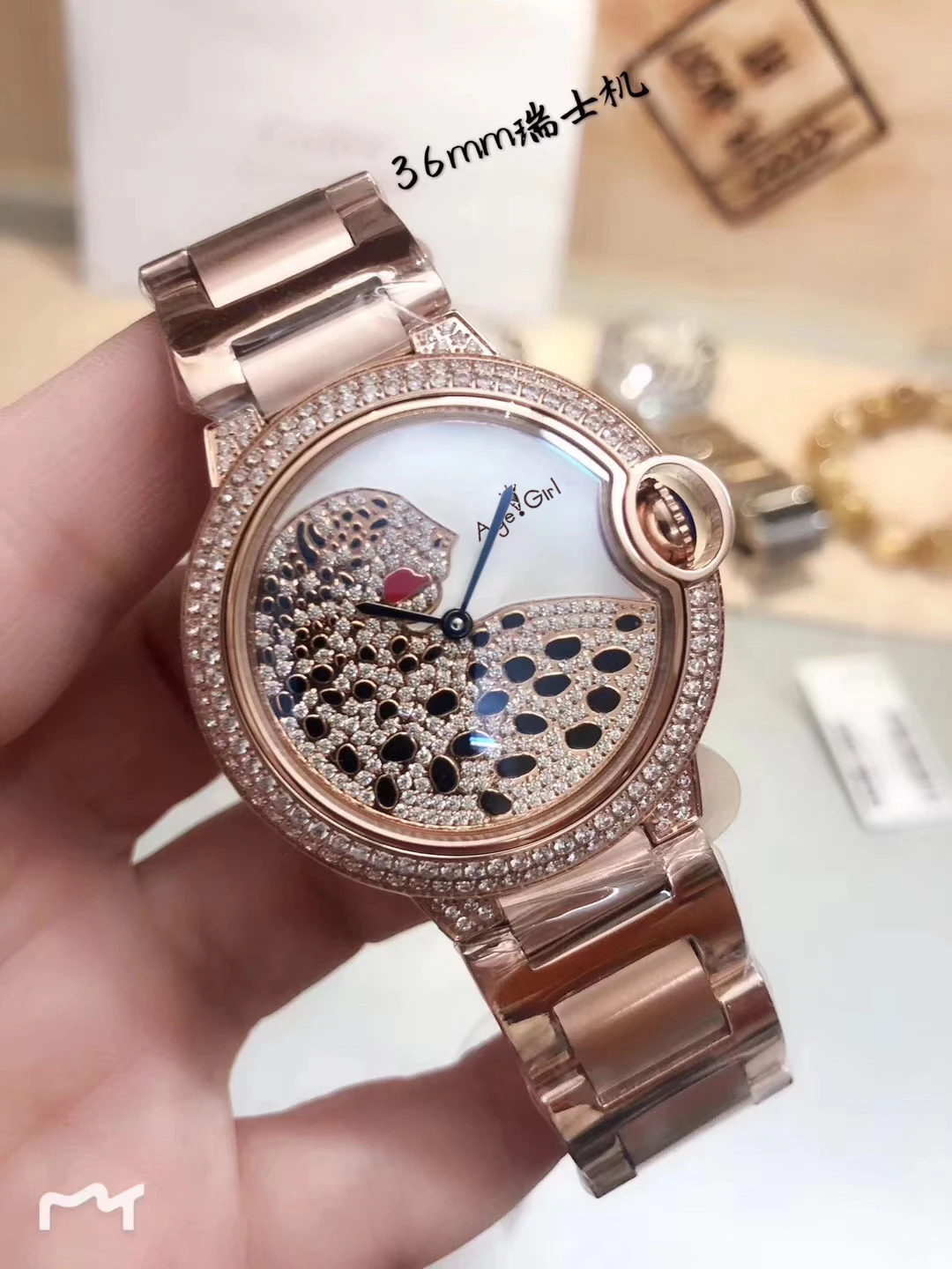 

Classic New Quartz Women Watches Fashion Casual Sport Sapphire Rose Gold Silver 2 Row Diamonds Bezel Watch Black White AAA+