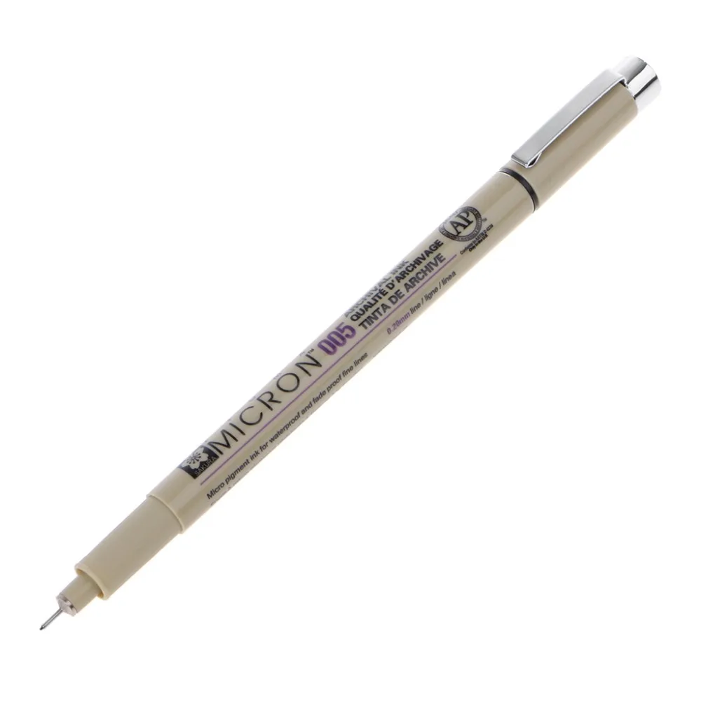Sakura Pigma Micron тонкая грань гелевая ручка 005 01 02 03 04 05 08 1. 0 художественные канцелярские принадлежности