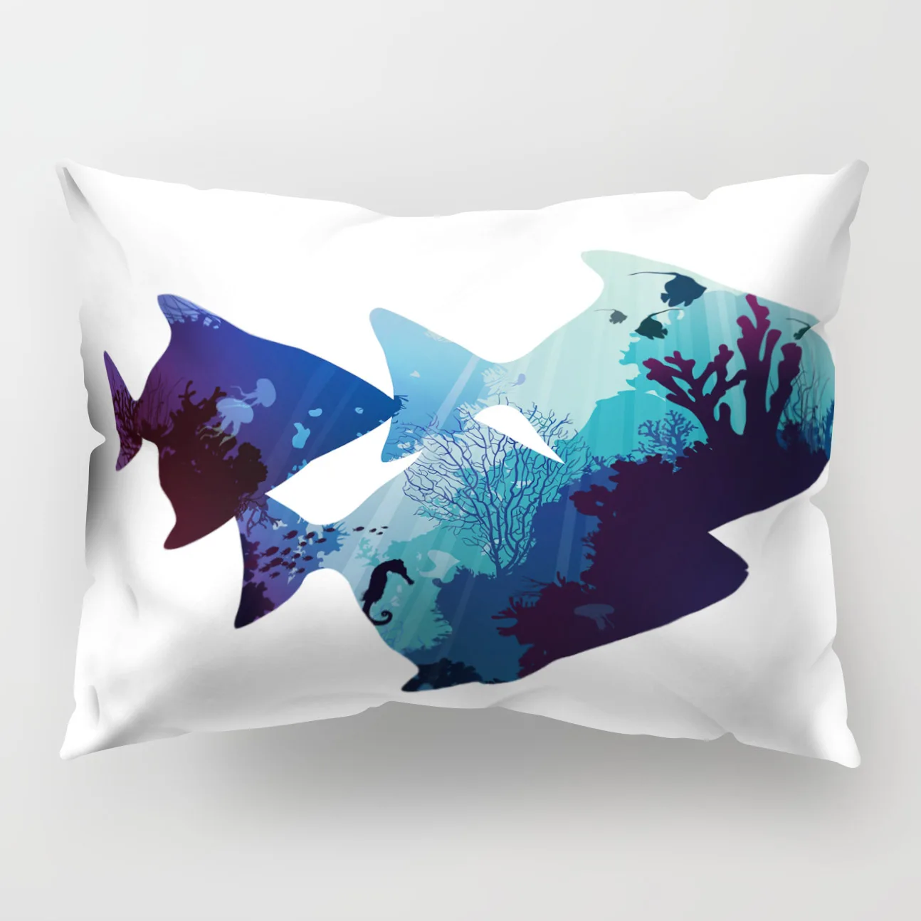New Fashion Rectangular Polyester Printed Pillow Case Tropical Rain Forest Animal Home Decor Living Room Cushion Cover | Дом и сад