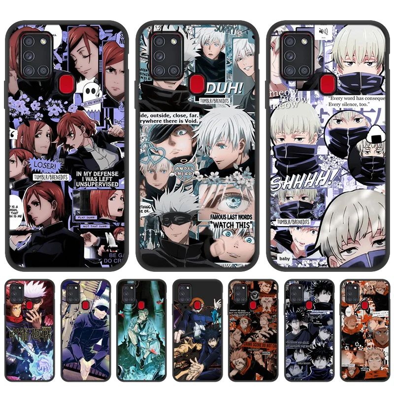 

Jujutsu Kaisen Anime Phone Case For Samsung A12 Case A21S A21 S A02 A20e a20s A30 A40 A41 A42 A22 A10e a10s A 12 Silicone Cover