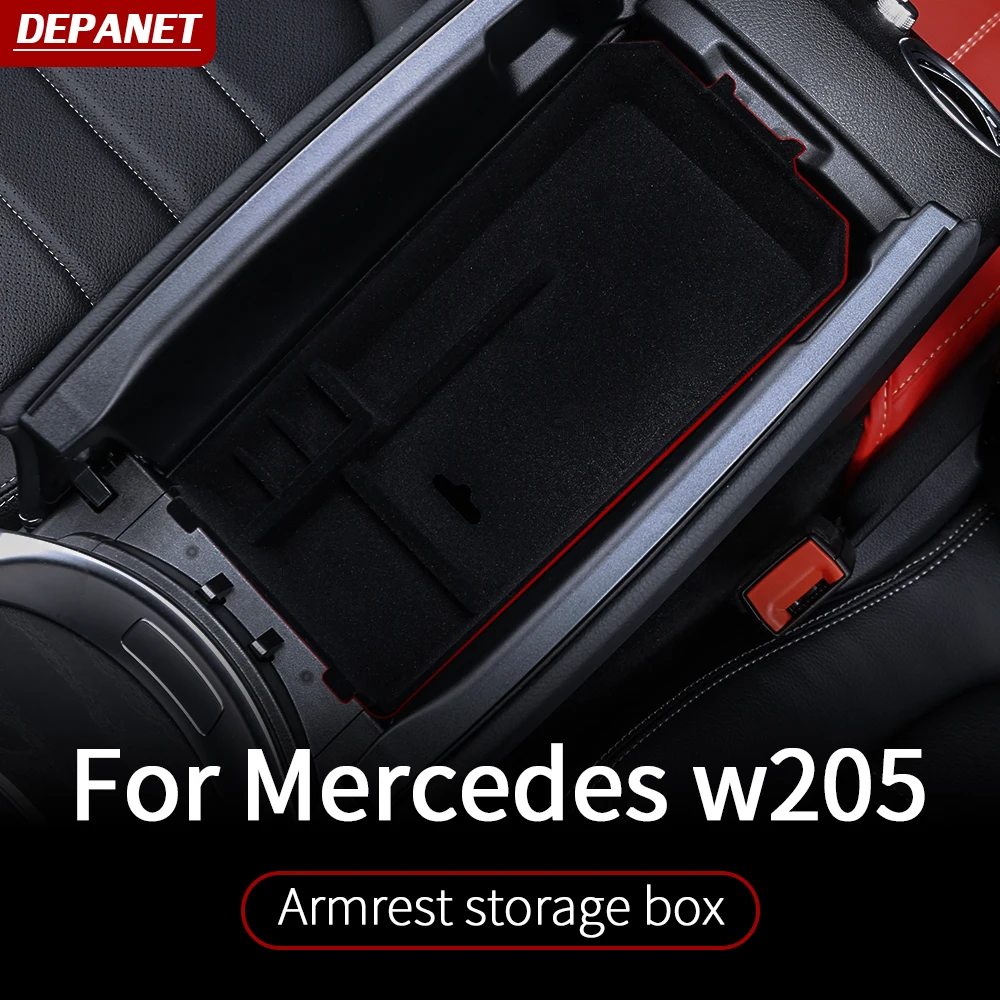 Ящик для хранения подлокотника Mercedes w205 amg/Внутренняя отделка c63 mercedes c class