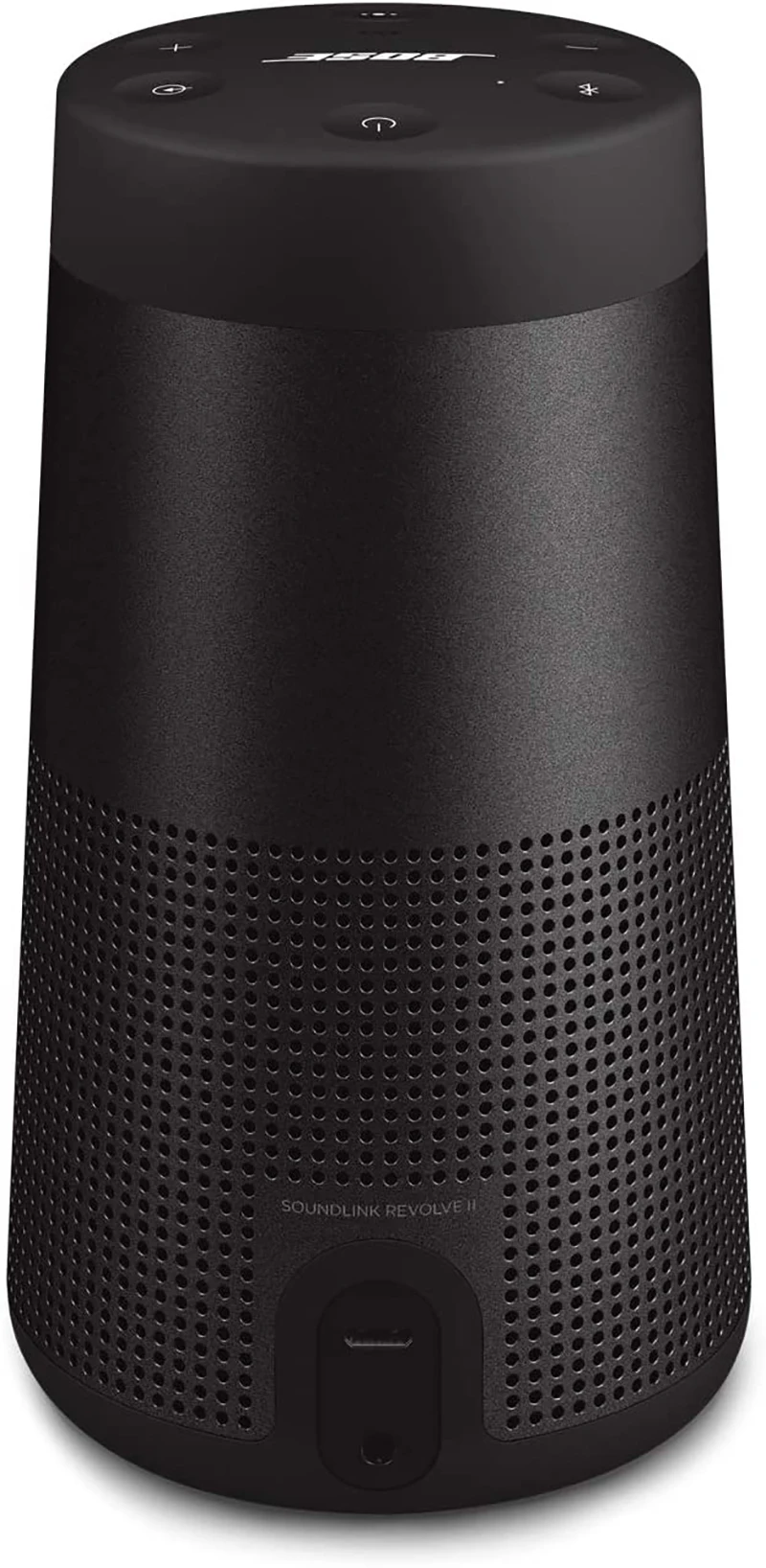 

Bose SoundLink Revolve (Series II) Portable Bluetooth Speaker – Wireless Water-Resistant Speaker with 360° Sound, Black