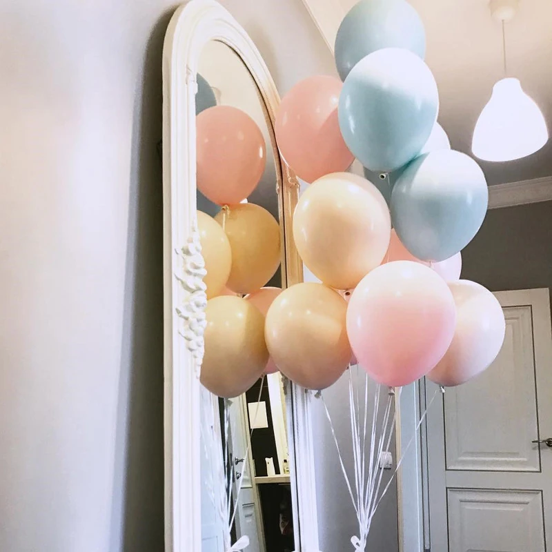 30pcs/lot 5/10 inch New Macaron Gray Latex balloons Wedding Globos Baby Shower Birthday Party Decorations Kids Air Grey Balloon - купить по