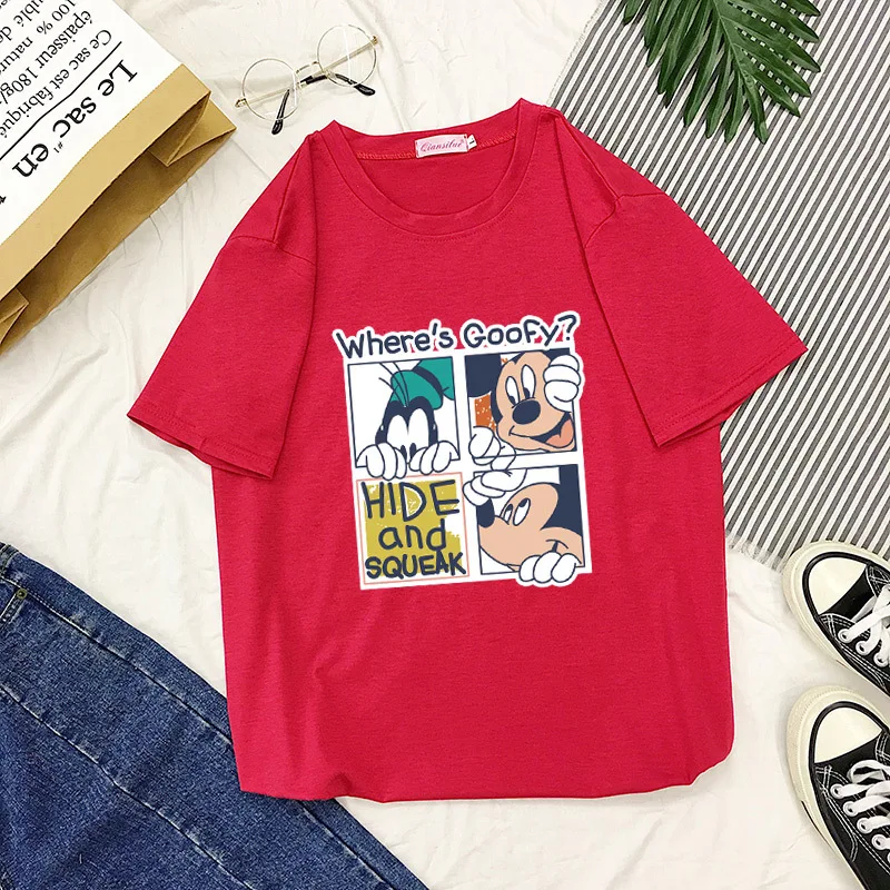 Рубашка Ulzzang Харадзюку каваи мультфильм топы тройник Женская мода|Футболки| |