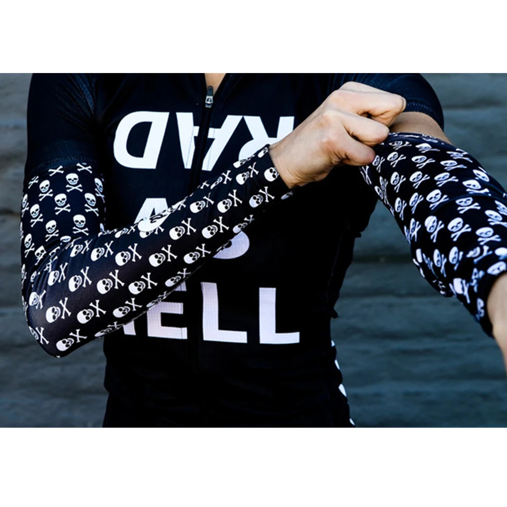 Лето любовь боль прохладный и дышащие велосипедные рукава для защиты рук с