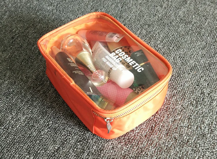 XZP Transparent Cosmetic Bag PVC Women Zipper Clear Makeup Bags Beauty Case Make Up Organizer Storage Bath Toiletry Wash Bag