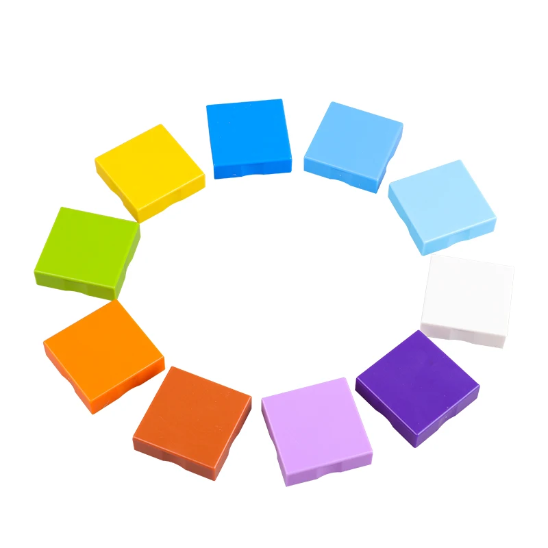 Классические кирпичи-пластины 2x2 строительные блоки большого размера городской