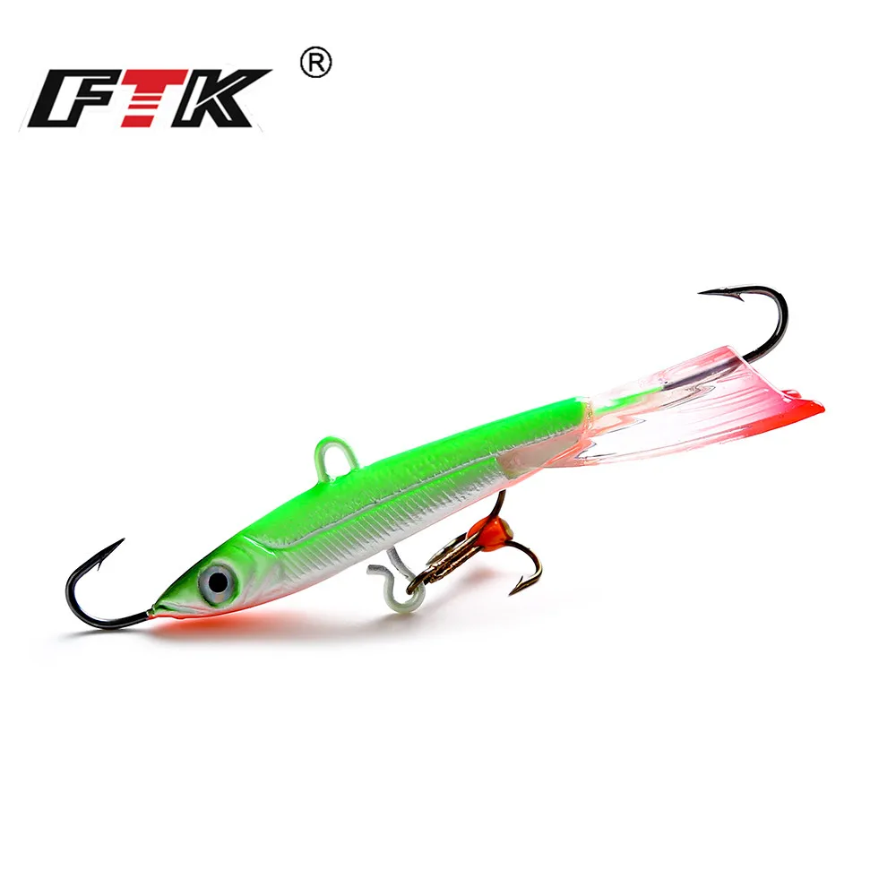 ФТК подледной рыбалки приманки 1 шт. 22 г/8 см зимние блесна приманка Стабилизатор