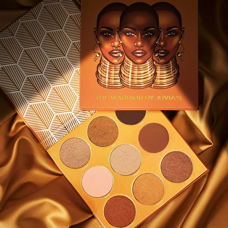 Палитра теней для век блестящие матовые тени высокопигментированный подарочный