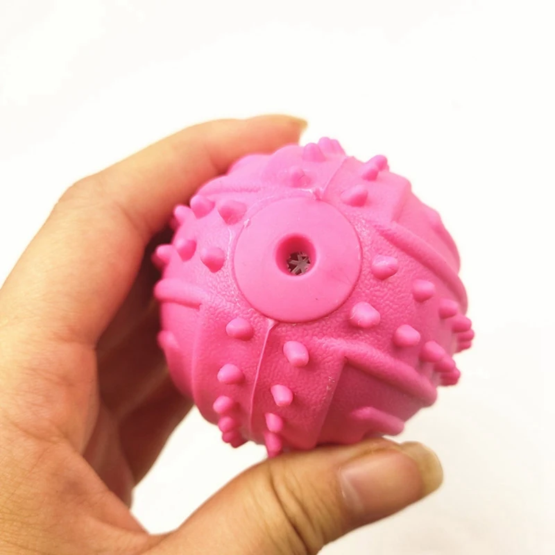 Training Rubber Rugby Puppy Chew Toys Dog Supplies Wholesale For Pet Cat Squeak Ball | Дом и сад