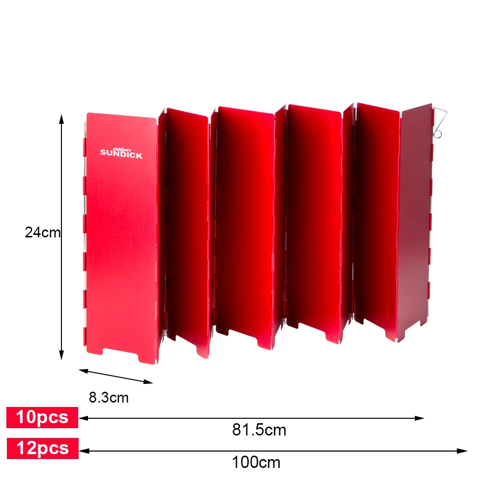 10/12 тарелок Складная уличная плита ветровое стекло горелка для приготовления