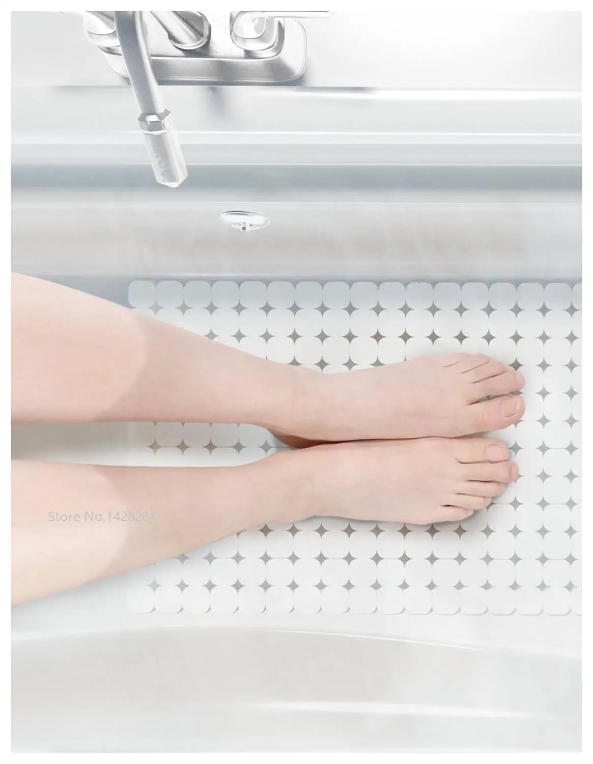Youpin Bathroom Mat Bath Pedestal Anti-slip PVC material Non-slip suction cup Easy storage | Обустройство дома