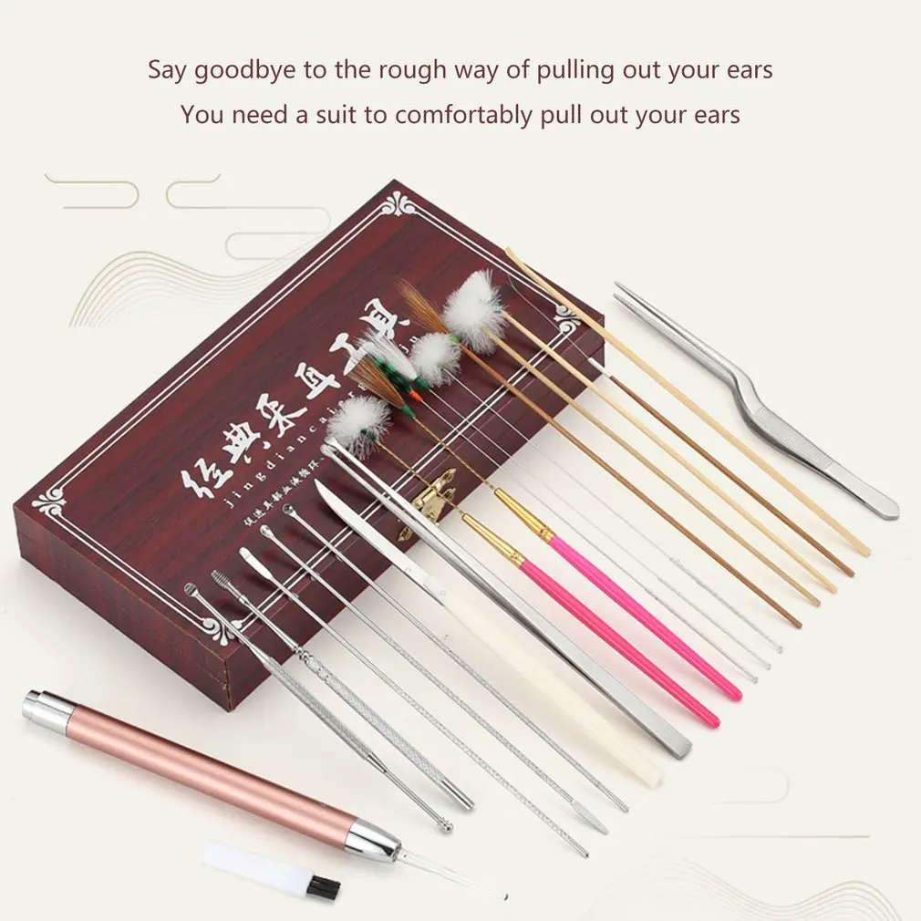 

Ear Cleaner Set Idea For Removal Tool Earwax Remover Spoon Lighting Earpick Kit Ear Massage Health Care Tool