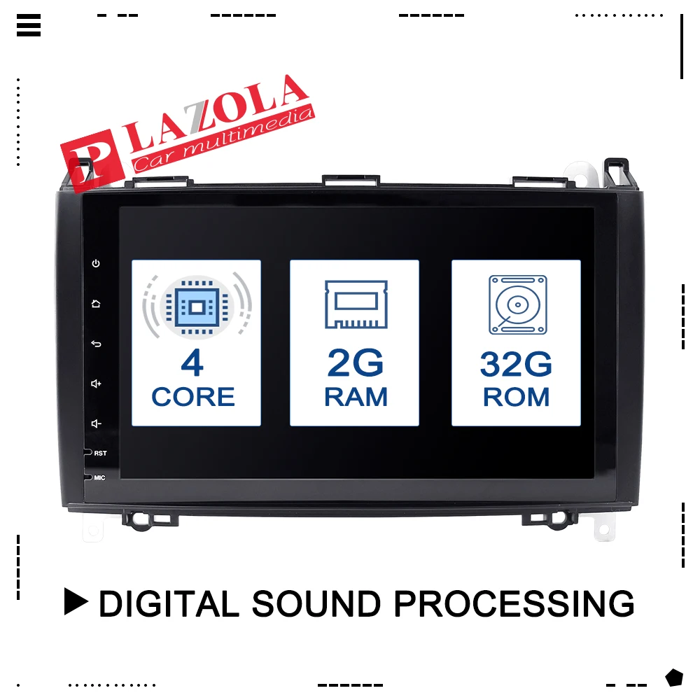 DSP ips 9 ''автомобильный радиоприемник мультимедиа 2 Din 4G Android dvd gps для Benz/B200/A B
